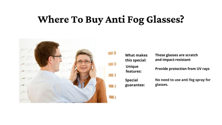 Where To Buy Anti Fog Glasses? - RX-able.com
